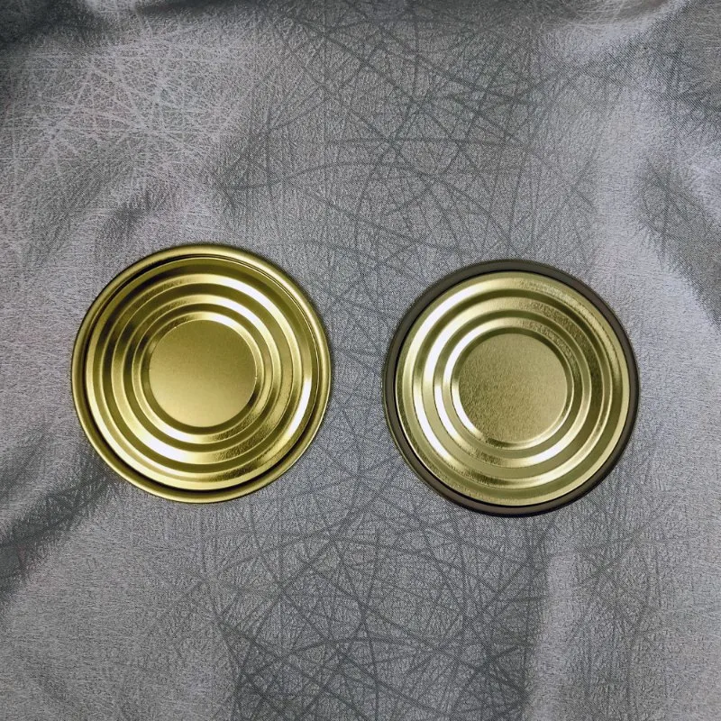 Tinplate Lid 401 (99mm) Gold Outside Bottom End for Food Can Packing