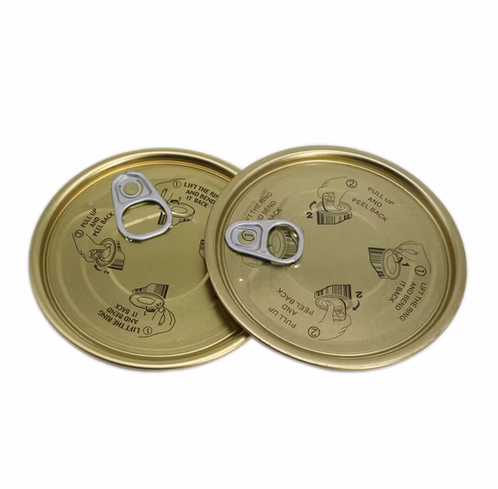 Printing Can End with Pull Ring Easy Open End for Can Making