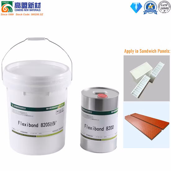 Two Component Polyurethane Adhesive for Van Truck and Refrigerated Box Sandwich Panel Bonding
